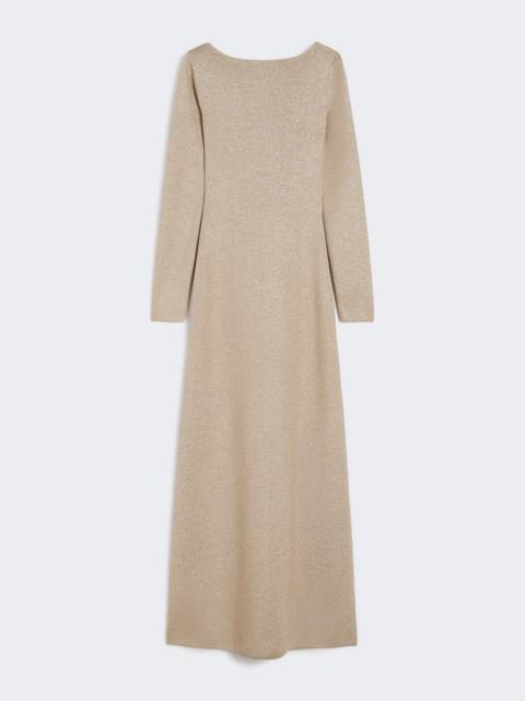 Max Mara BRACCO Viscose and lurex slim-fit dress