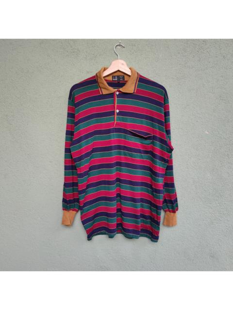 Other Designers Alfred Dunhill - Vintage Dunhill Made In Italy Long Sleeve Polos Shirt