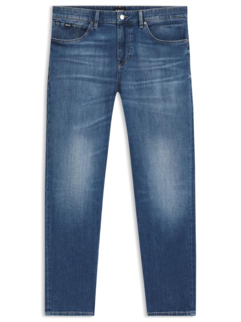 BOSS MAINE REGULAR-FIT JEANS IN BLUE COMFORT-STRETCH DENIM