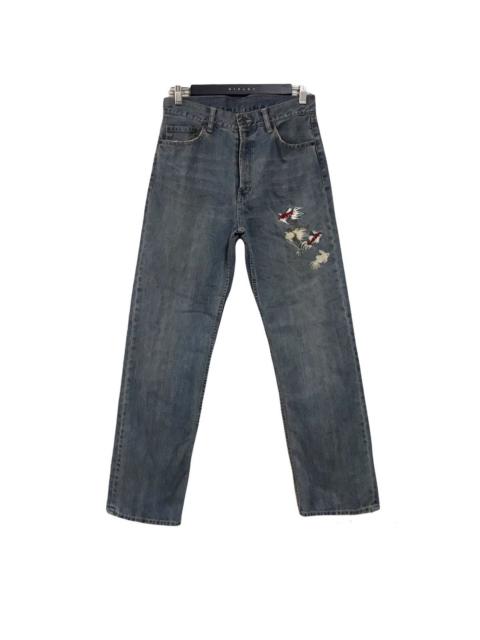 Other Designers Japanese Brand Denim Embroidery Fish koi Jeans