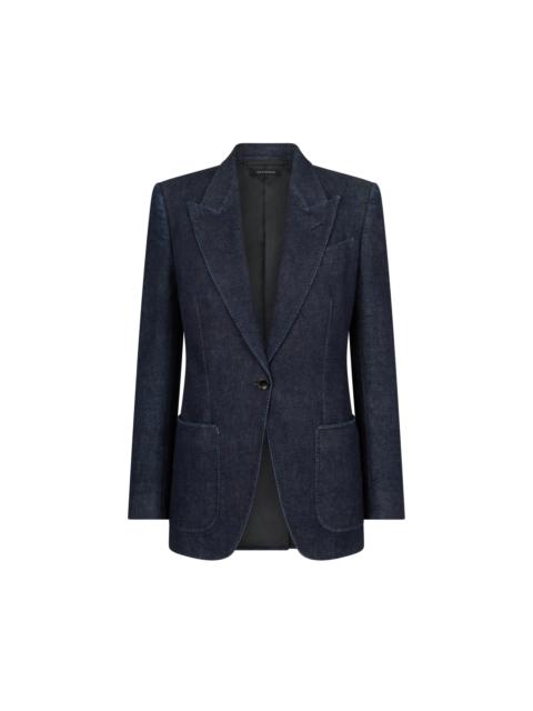 TOM FORD SINGLE BREASTED PEAK LAPEL JACKET