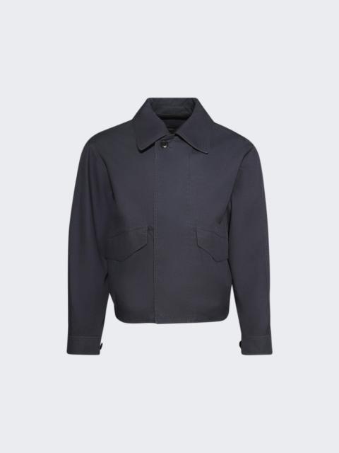 Lemaire Boxy Blouson Graphite Blue