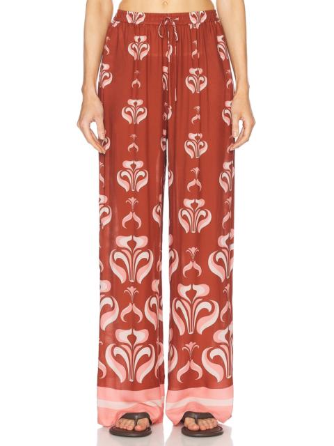 ADRIANA DEGREAS Vintage Lily Wide Leg Pant in