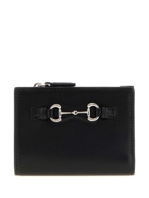 GUCCI Gucci Women Black Leather Wallet