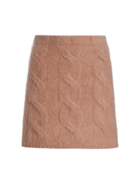 BY MALENE BIRGER Elliota Mohair Skirt light pink