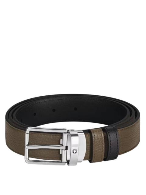 Montblanc Montblanc Reversible Leather 30mm Everyday Buckle Belt