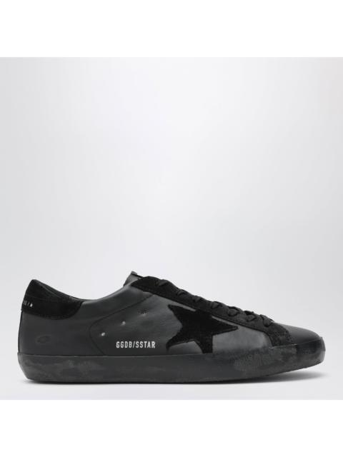 Golden Goose Golden Goose Black Super-Star Sneakers In Leather And Suede Men