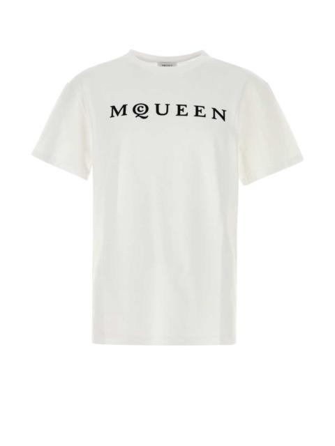 Alexander McQueen Alexander Mcqueen Men White Cotton T-Shirt