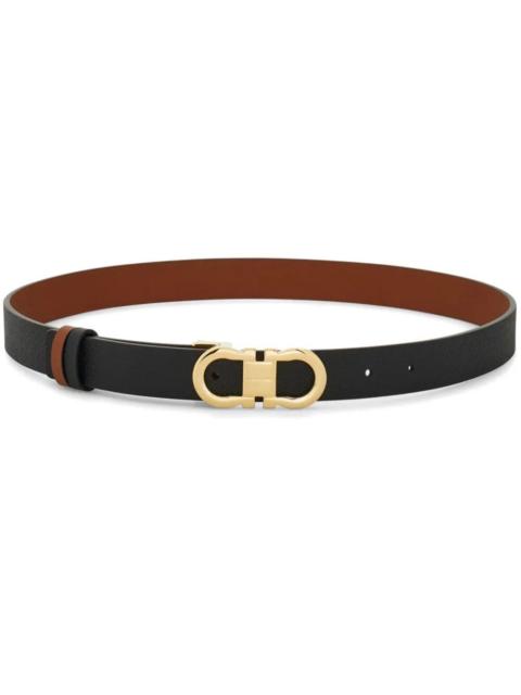 FERRAGAMO REVERSIBLE GANCINI BELT IN NAPPA LEATHER