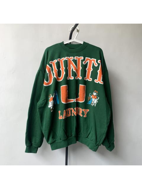 Kapital Kapital big kountry laundry sweatshirt