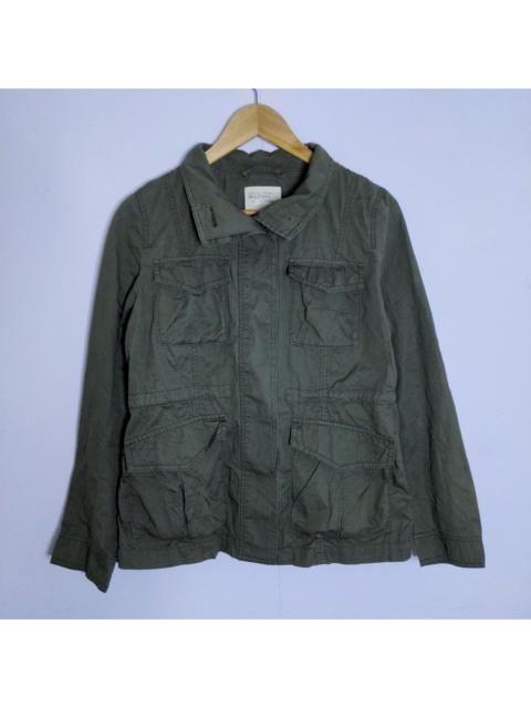 Other Designers Uniqlo Womens Military Army Multi Pocket Green Jacket