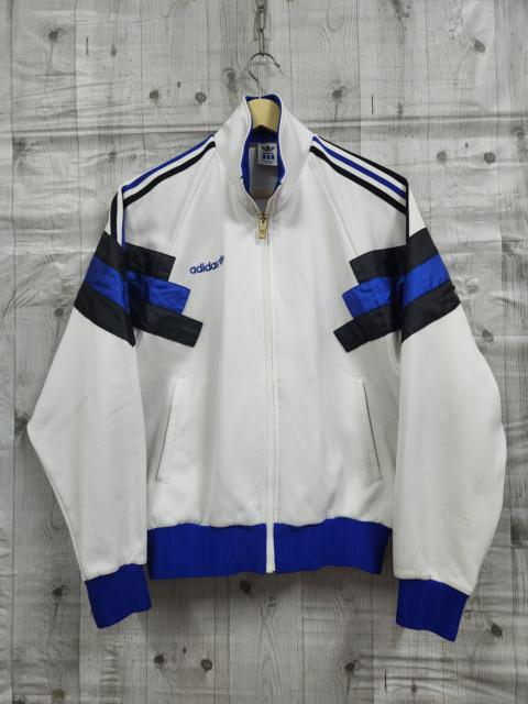 Vintage Adidas Trefoil Three Stripes Track Top 1980s