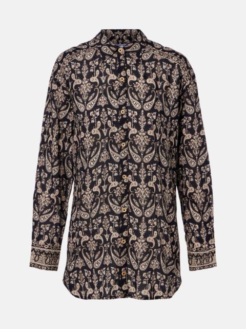 VERONICA BEARD Lloyd paisley shirt