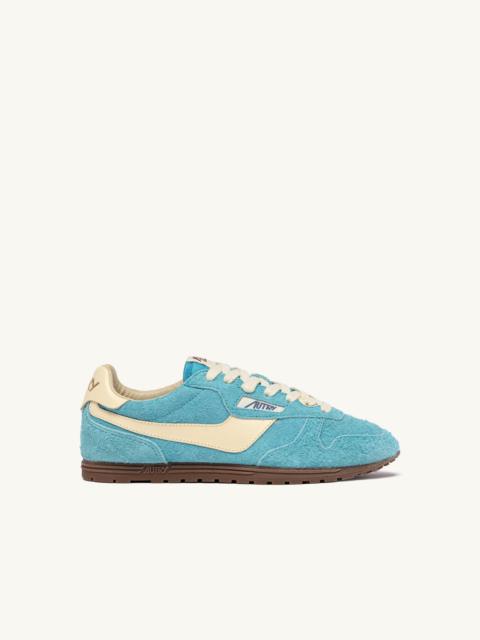 AUTRY SNEAKERS WINDSPIN IN SUEDE AND LEATHER COLOR KYOTO AND RUTABAGA