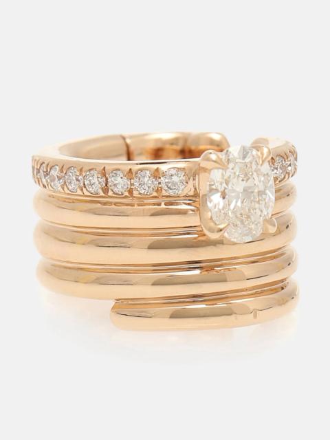 REPOSSI Blast 18kt rose-gold ear cuff with diamonds