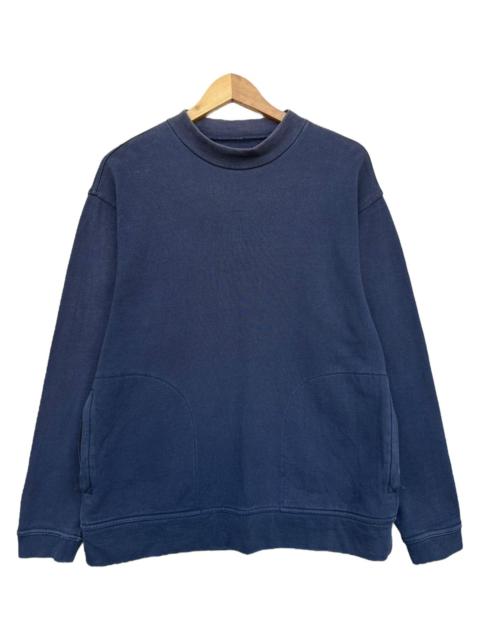 Vintage Beams Plus Japan Style Sweater Mock Neck Sweatshirt