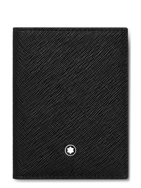 Montblanc Montblanc Sartorial Leather Bifold Card Holder in Black at Nordstrom