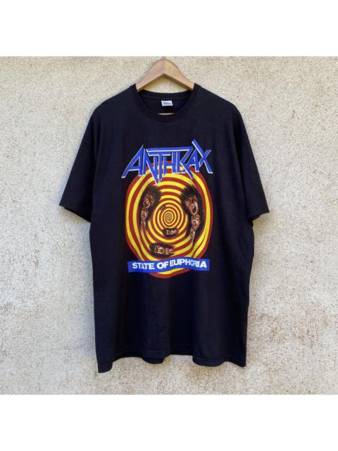 Other Designers Vintage Anthrax State Of Euphoria Band Oversized Tee
