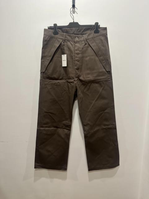 Rick Owens DRKSHDW Rick Owens Drkshdw Brown Work Pants
