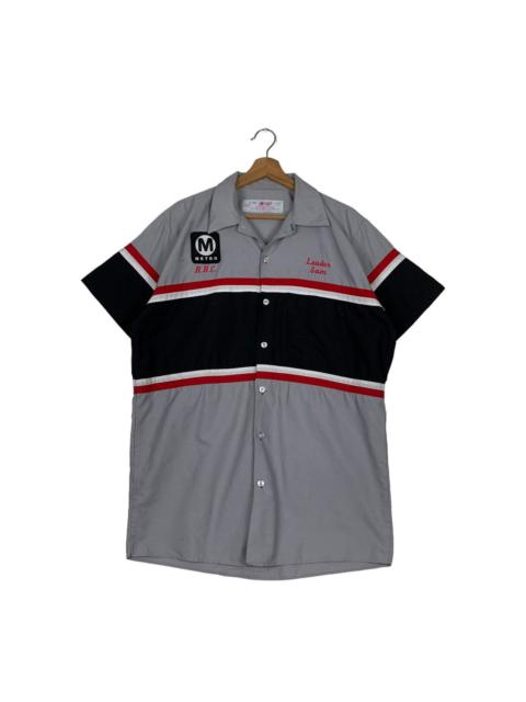 Other Designers RED KAP Made In Usa Colorblock Work Shirt #0354-C16