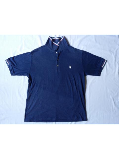 Other Designers Vintage - Vintage 70s 80s PLAYBOY 50/50 Polo Bunny Logo