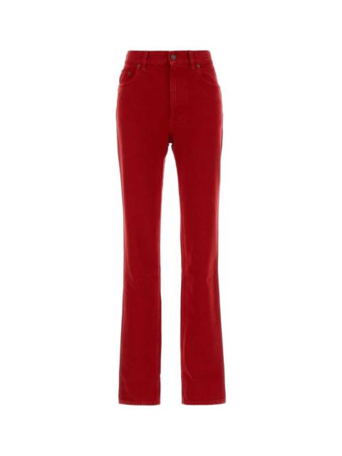 Chloé Chloe Women Red Denim Jeans