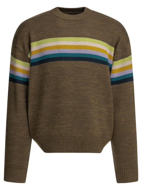 Kapital Kapital Peckish Rainbow Crewneck Sweater