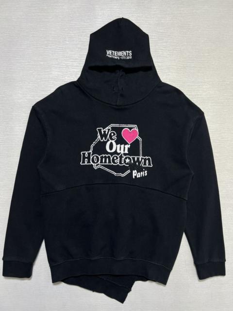 VETEMENTS CAMPAIGN LOGO HOODIE | estateapperal | REVERSIBLE