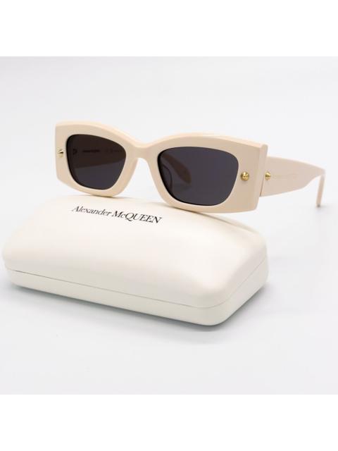 Alexander McQueen NEW ALEXANDER MCQUEEN AM0426S 005 IVORY SUNGLASSES