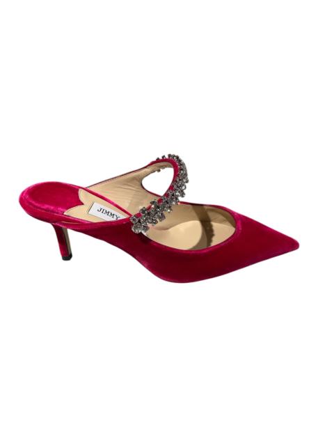 JIMMY CHOO Jimmy Choo Bing Crystal Strap Mules