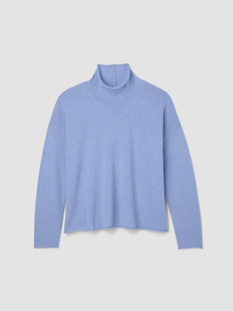EILEEN FISHER Italian Cashmere Turtleneck Top