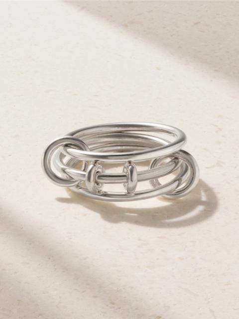 Spinelli Kilcollin Acacia Set Of Three Sterling Silver Rings