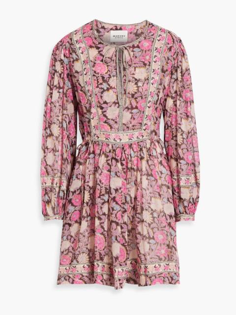 Isabel Marant Étoile Gilinesia printed cotton-voile mini dress