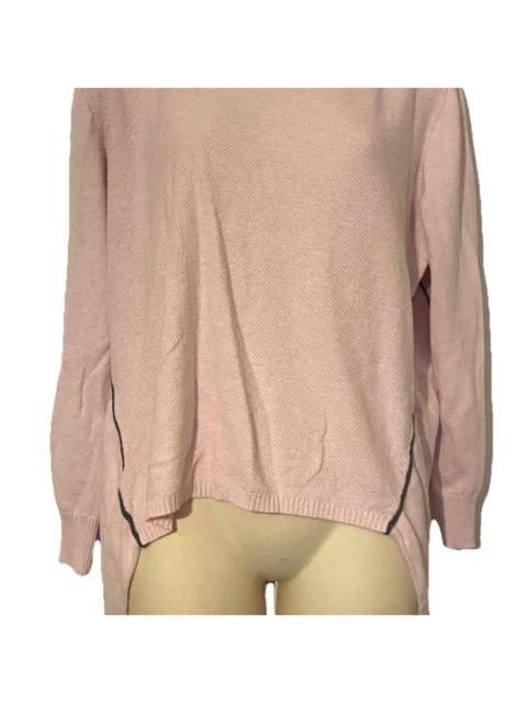Other Designers Women's Pink and Grey Blouse