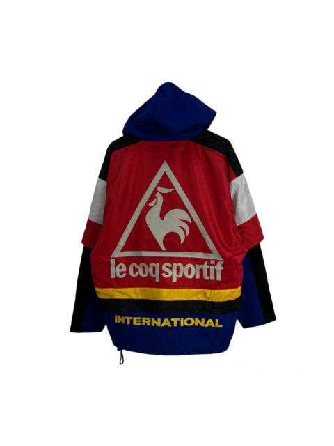 Other Designers Vintage - VINTAGE LE COQ SPORTIF BIG LOGO RARE COLOUR MIX JACKET