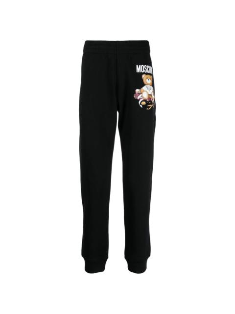 Moschino Teddy Bear-print cotton track pants