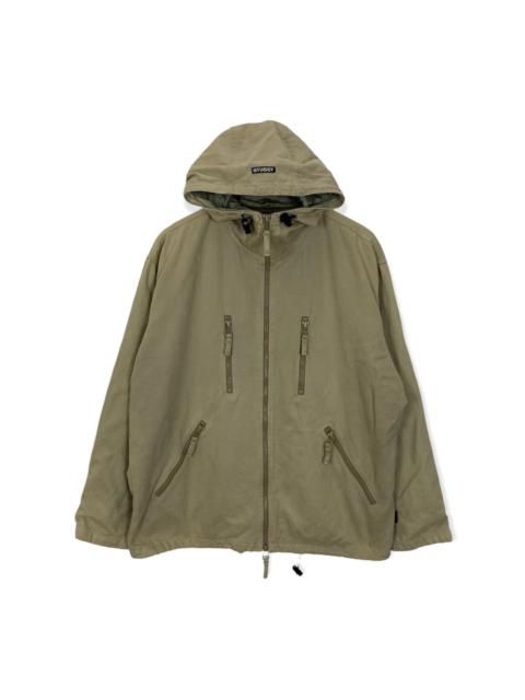 Other Designers Vintage - STUSSY MULTI POCKET HOODIE JACKET NICE DESIGN