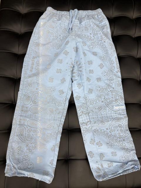 Supreme Supreme SS26 Week 14 Reflective Paisley Track Pants