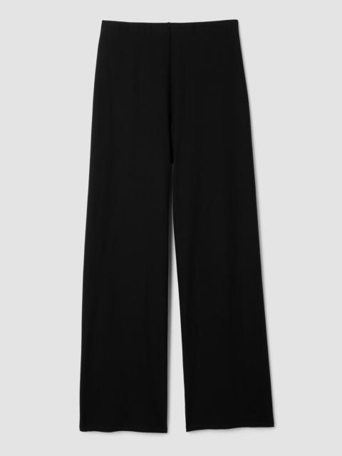 EILEEN FISHER Washable Stretch Crepe Wide-Leg Pant
