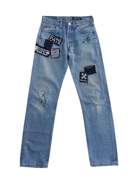 Other Designers Distressed Denim - Vintage Levis Patches Jeans