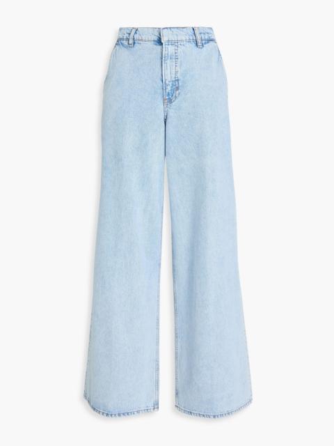 FRAME High-rise wide-leg jeans