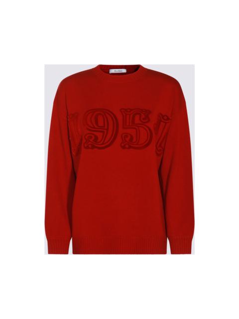 Red Wool Knitwear