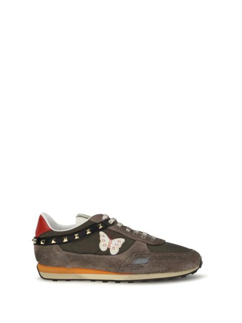 Valentino Valentino Garavani Stud Up Sneakers Mud Beige Men