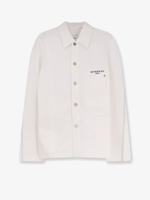 Givenchy Givenchy Denim Jacket With Iconic Lettering Logo On The Front