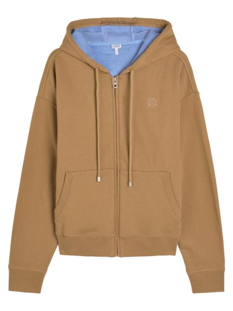 Loewe Loewe Anagram Hooded Cotton Sweatshirt