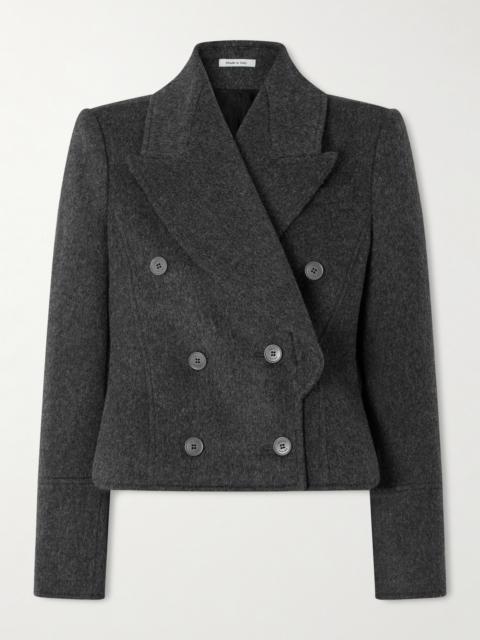 Alexander McQueen Double-breasted Wool-felt Blazer