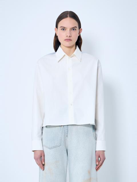 MM6 Maison Margiela Cropped Contrast Shirt