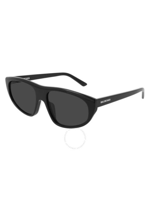 Balenciaga Grey Pilot Men's Sunglasses BB0098S 001 60