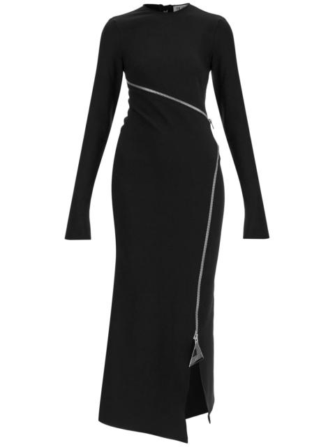 THE ATTICO The Attico twisted zip midi dress