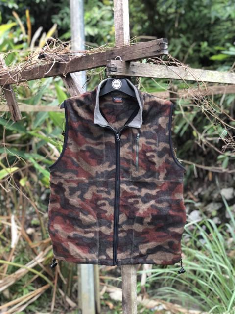 Other Designers Vintage - Vintage 80's Fleece Camo Vest Outdoor Style